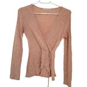 𝅺caution to the wind faux rap top